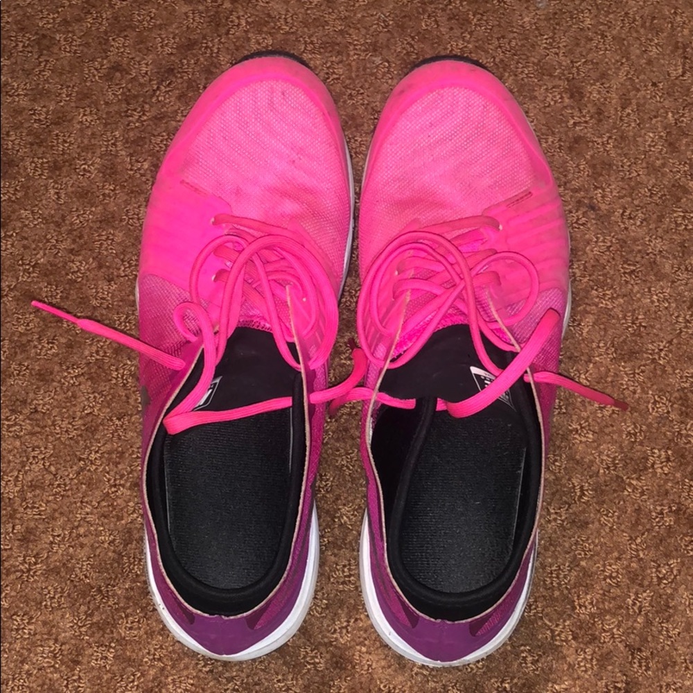 Pink Nike Running Shoes